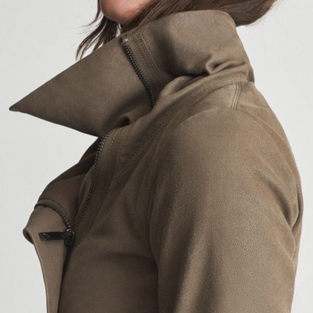 Reiss Rae Leather Jacket - Picture 6 of 6